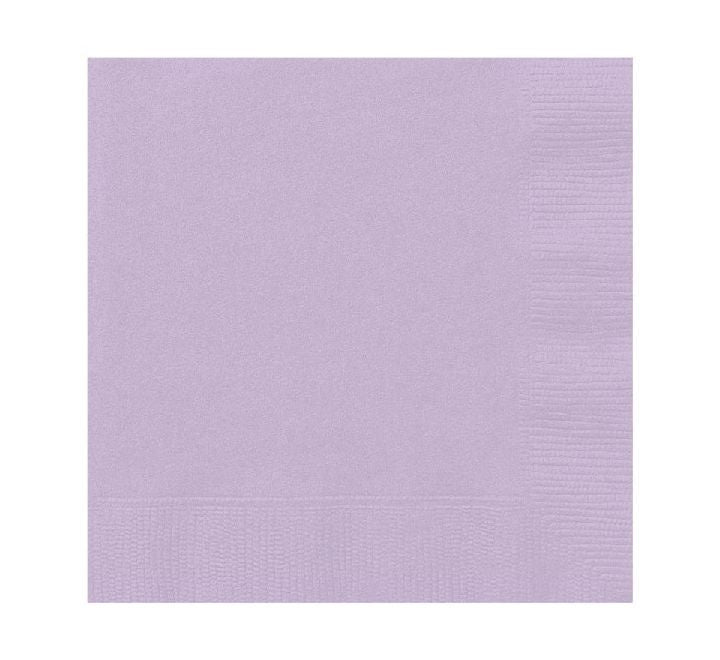 33cm 2PLY LAVENDAR L/NAPKINS 20pk