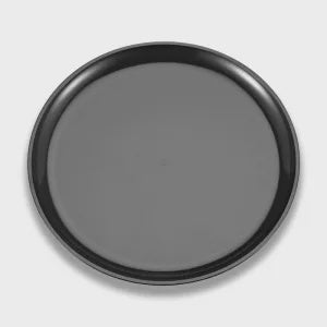 18" Round Platter Black