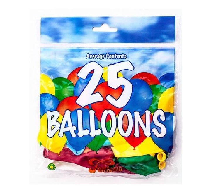 Asst FANTASIA BALLOONS 25pk