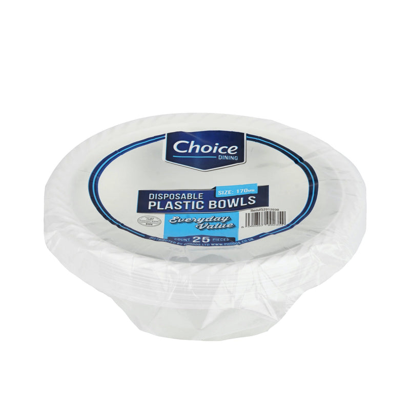 Plastic Bowls 16oz "Choice Dining" 25&