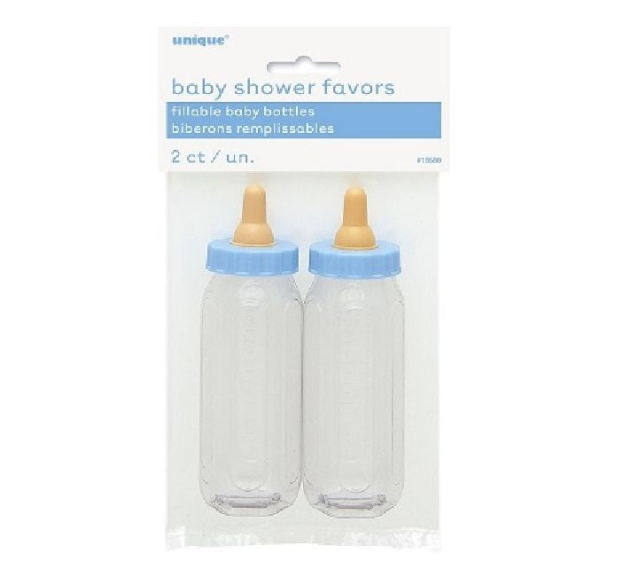 5in BLUE FILLABLE BABY BOTTLES