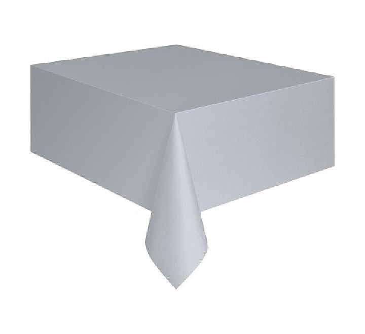 54x108in SILVER TABLECOVER