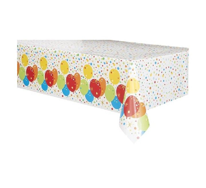54x84in  Glitzy Gold Balloon Tablecover