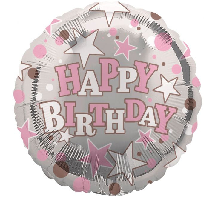18in HAPPY BIRTHDAY FEMALE FOIL BALLOON