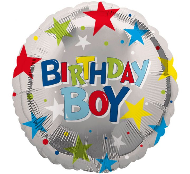 18in BIRTHDAY BOY FOIL BALLOON