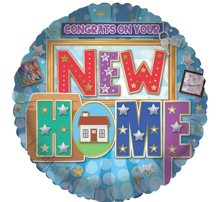 18in NEW HOME FOIL BALLOON