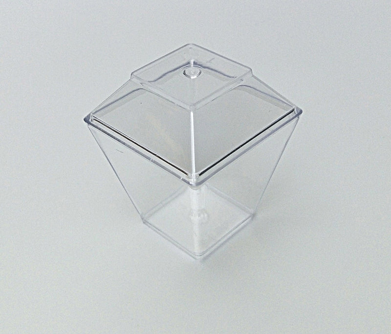 60ml ROYAL PETITE GOURMET DISH WITH STAND/COVER 10pk