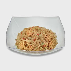 Square 128oz Bowl Clear