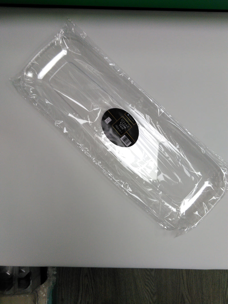 17.5" x 6.5" Clear Tray each