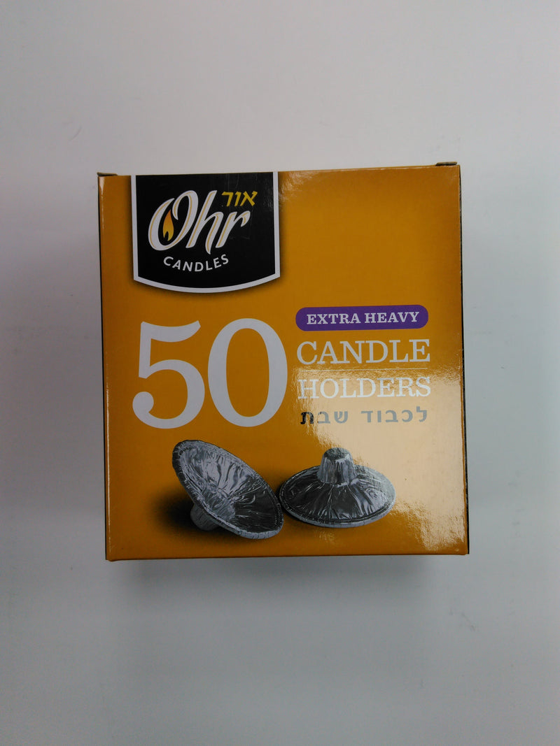 Ner Mitzvah Disposable Candle Holders 50pk