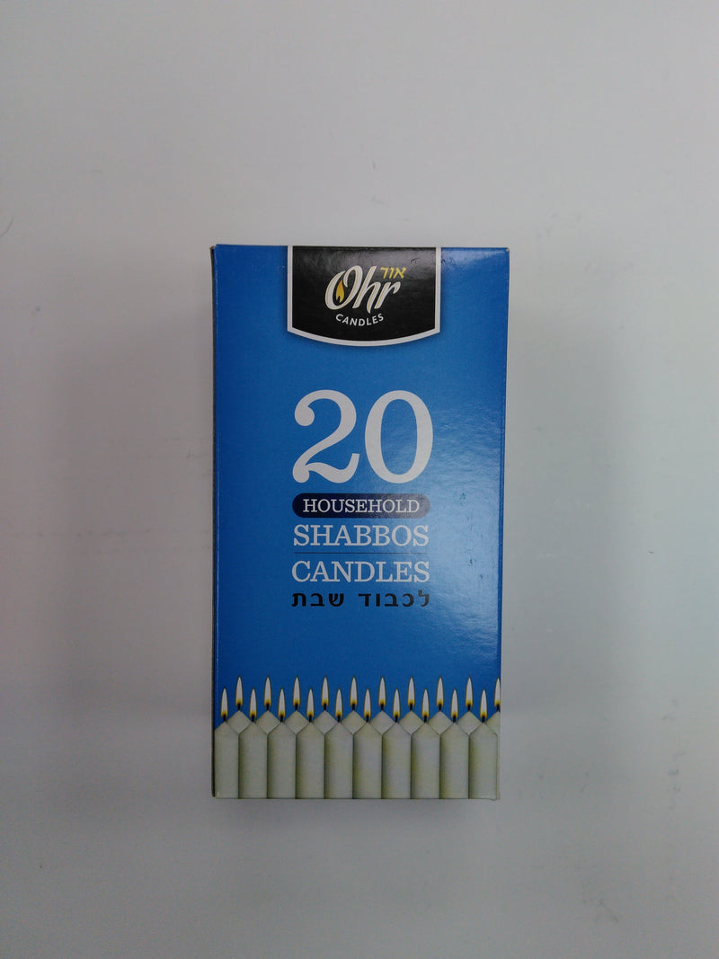Ohr Shabbos Candles 20pk