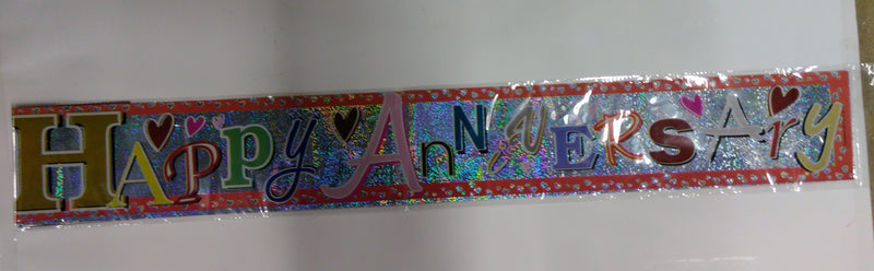 Happy Anniversary Colours Banner