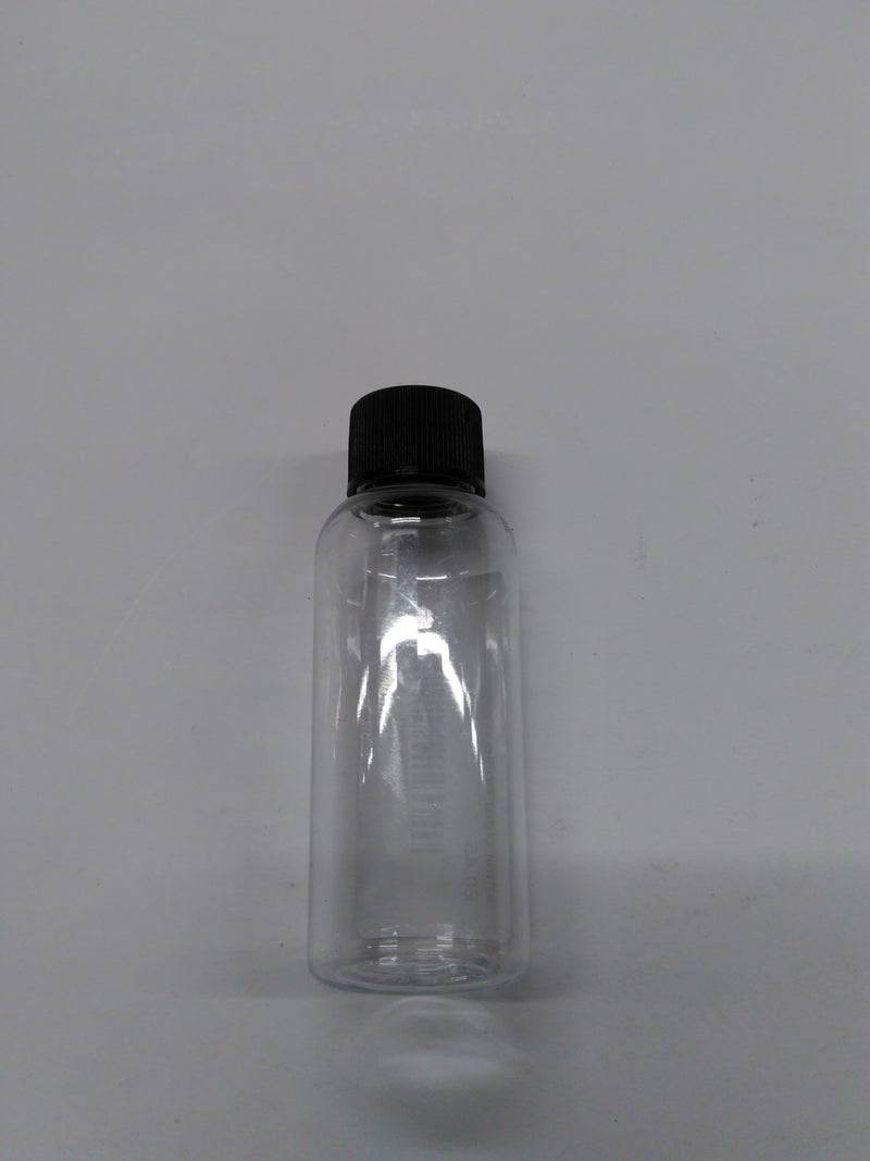 Small Clear Bottle and Top