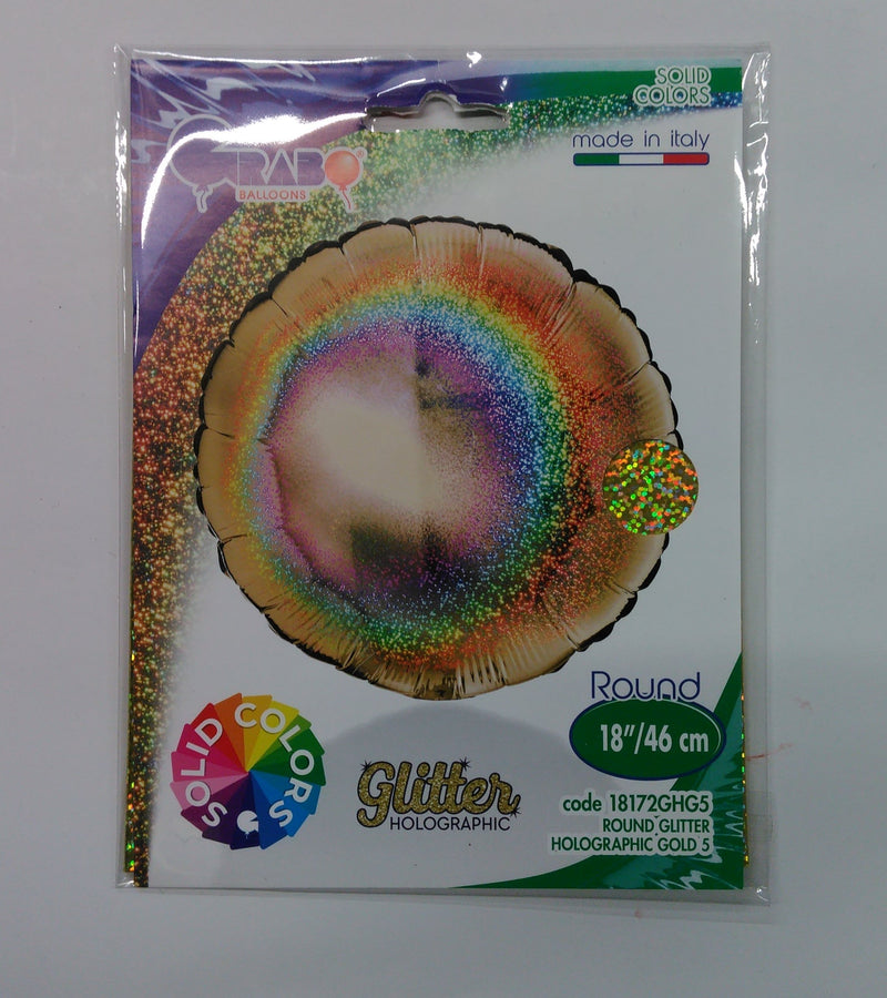 18" Round Glitter Balloon 18172