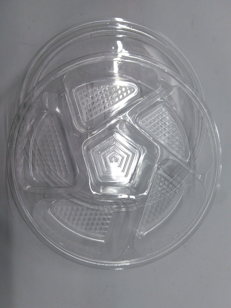 6 Compartment + Lid Ovals
