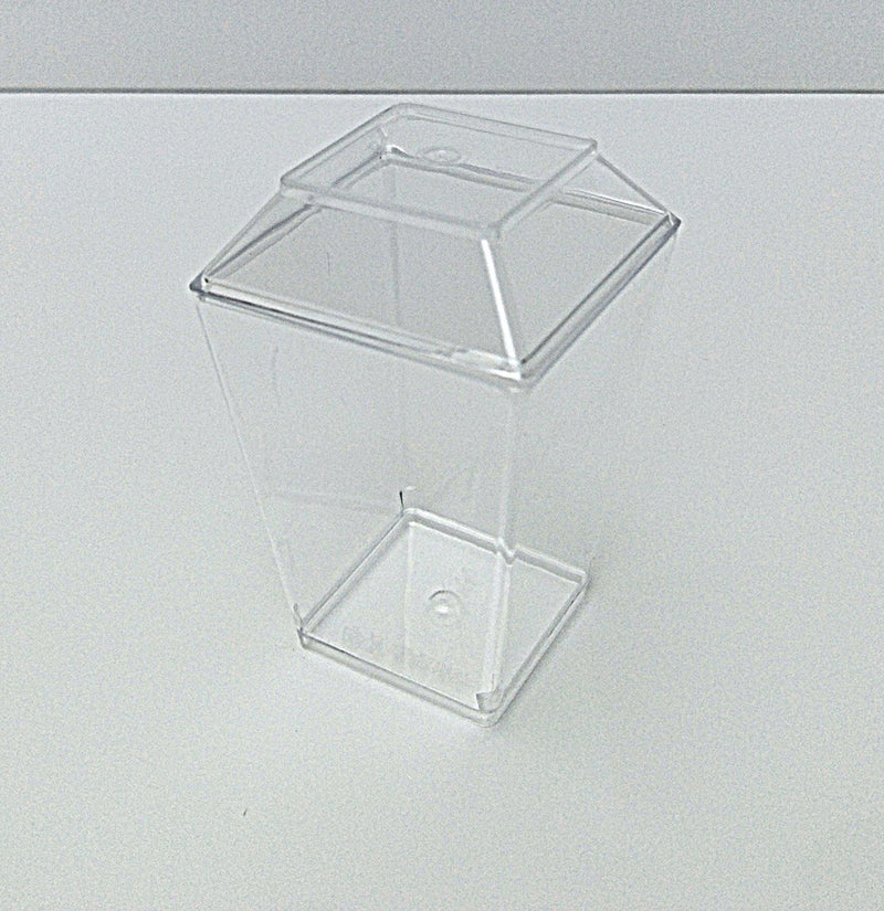160ml ROYAL PETITE GOURMET DISH WITH STAND/COVER 24pk