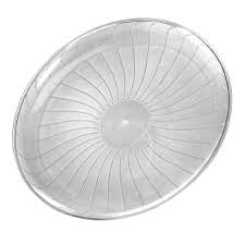 18" Round Platter Clear