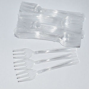 Yoshi Tasting Clear Forks 25pk