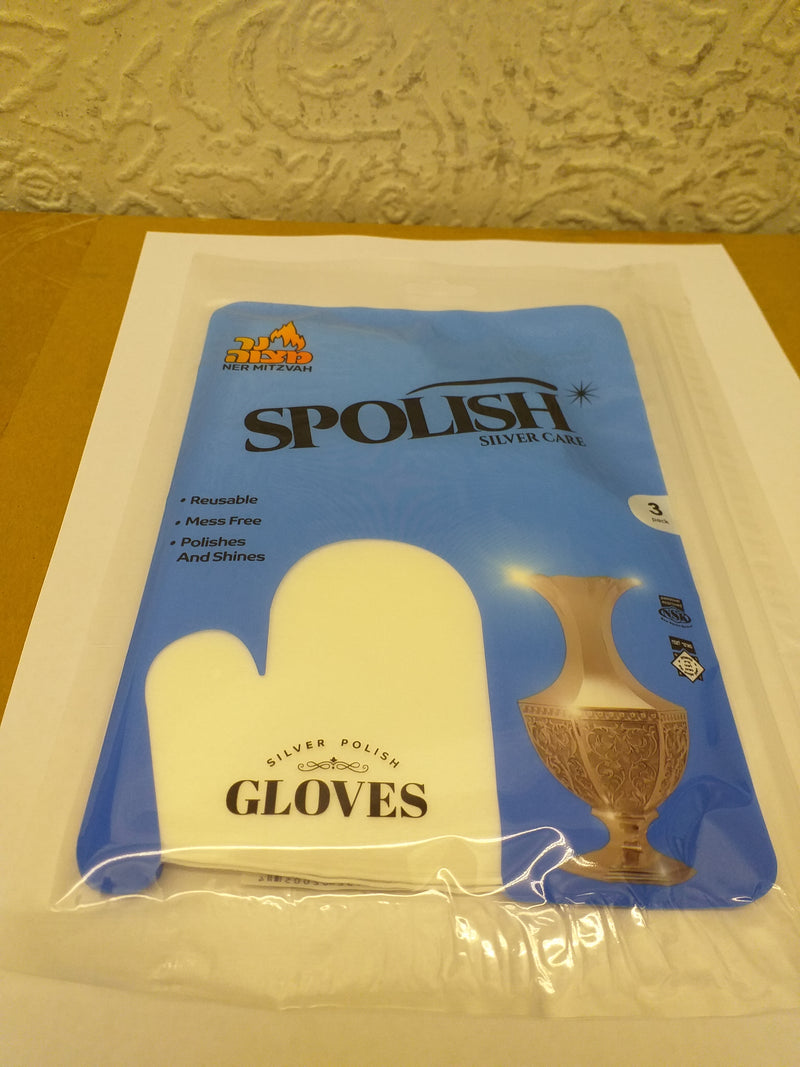 Silver polish glove