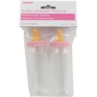 Baby Shower Favors Pink Bottle 2 pk