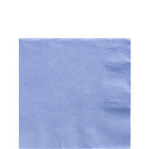 Unique Baby Blue Napkins 20pk