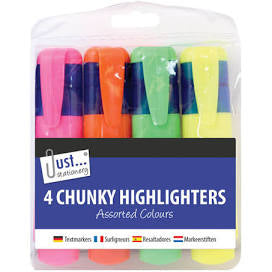 4 Highlighter Pens