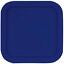 7" Square Navy Blue Plates 16pk