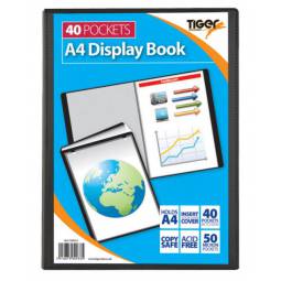 Tiger 40 Pocket A4 Display Book