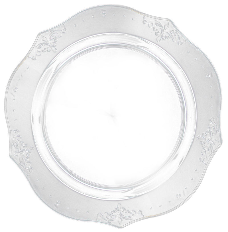 Decor 7" Antique Clear Salad Plate 20pk