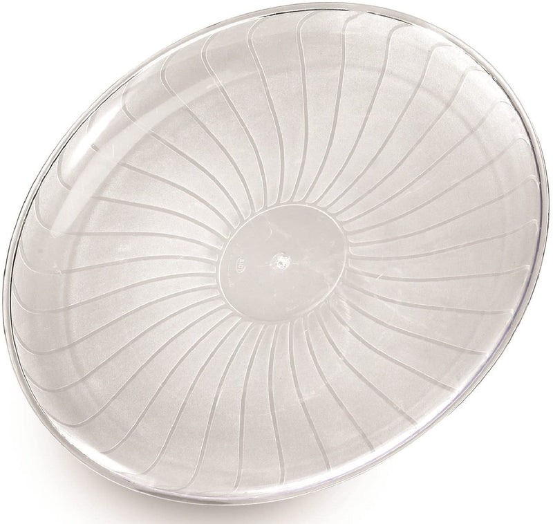 Yoshi Round platter CLEAR 12" Plastic