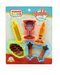 Kosher Cook Shabbos Cookie Cutters 5pc