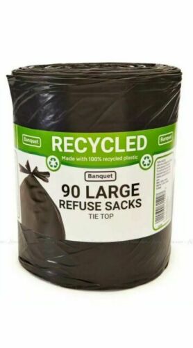 90 Large Refuse Sacks Tie Top