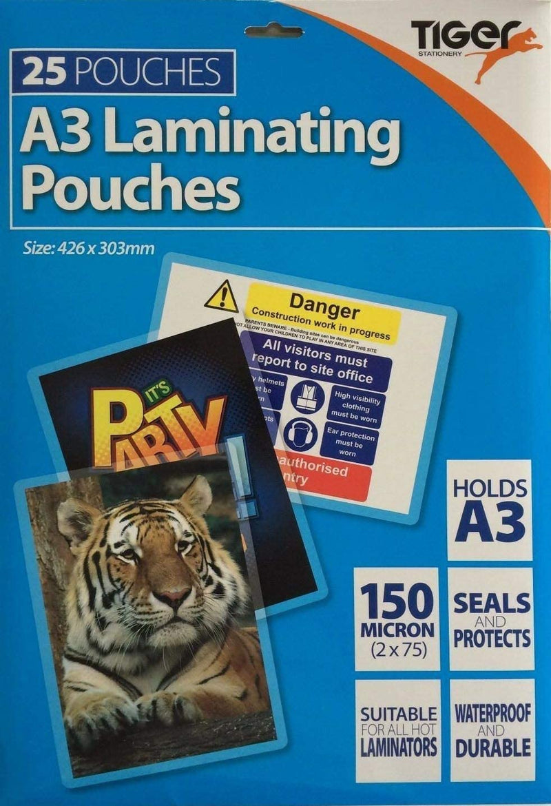 A3 Laminating Pouches 25pk