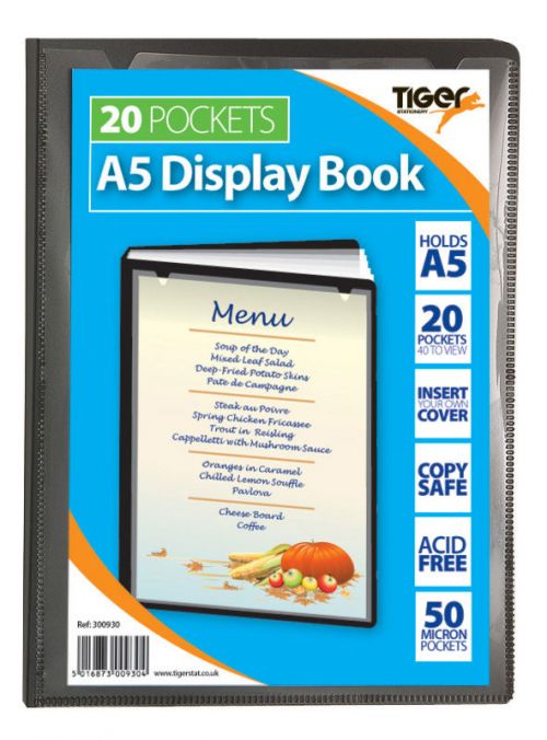 Tiger A5 Display Book 40 pockets