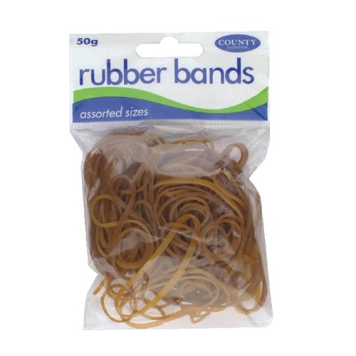 Assorted Rubber Bands 10gm