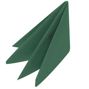 Dark Green Napkins 100 33x33cm 2ply