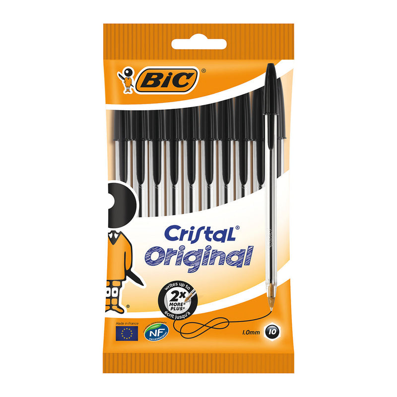 Black Bic Pens 10 pk