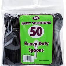 Black Spoons 50 pk