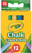 Crayola Coloured Chalk 12pk