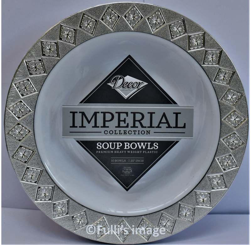 Silver Imperial Soup Bowl 10pk