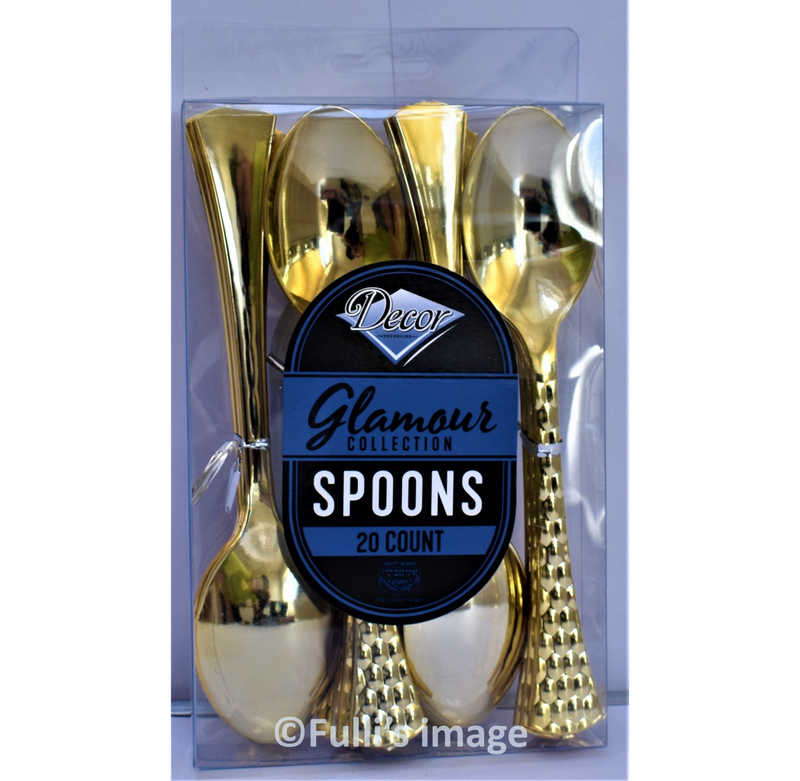 Decor Gold spoons 20 pk