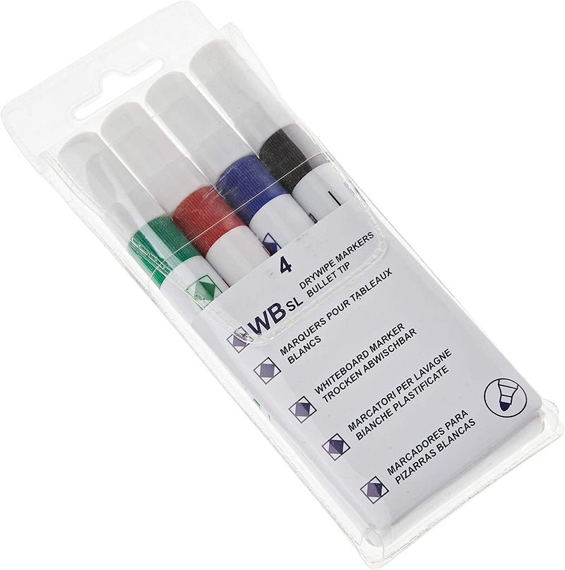 Dry Wipe Markers 4pk