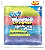 Duzzit Micro-Soft Cloth 4pk