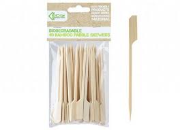 Eco Connection Bamboo Paddle Skewers