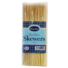 8" Essential Bamboo Skewers 100pk