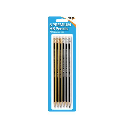 HB pencils 6 pck