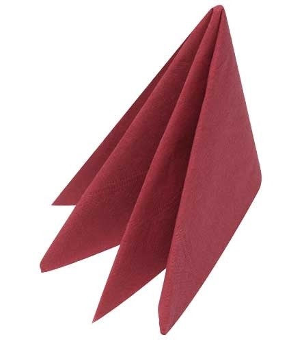 Burgundy Napkins 100pk 33x33cm 2ply