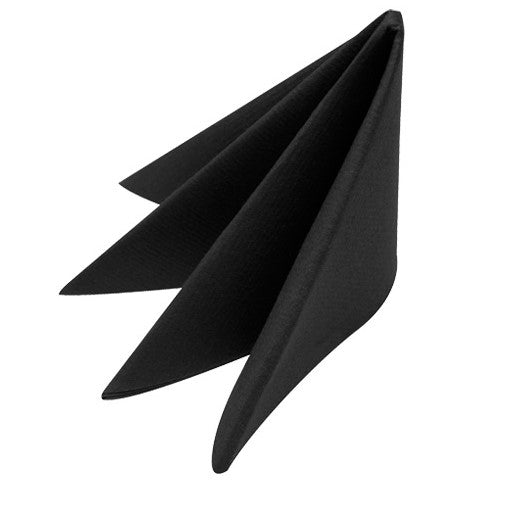 Black Napkins 100pk 33x33cm 2ply