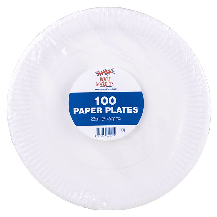 9" Paper Plates 100pk