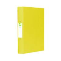 Binder 2-ring  Q-connect YELLOW A4 25mm polyp